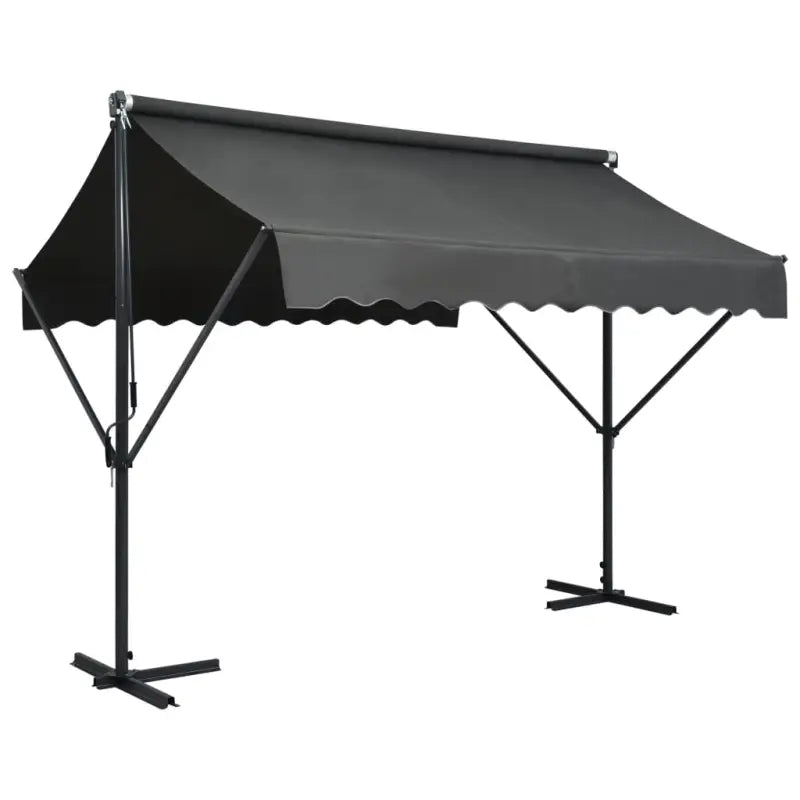 Waterdichte vrijestaande parasol voor tuin en terras - Antraciet / 3 x 3 m / 1 - Parasols en zonneschermen