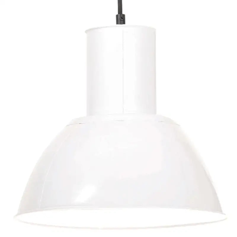 Witte coating hanglamp met lengte van 142 cm voor woonkamer en keuken - Wit / Ø 28.5 cm / 1 - Lampen