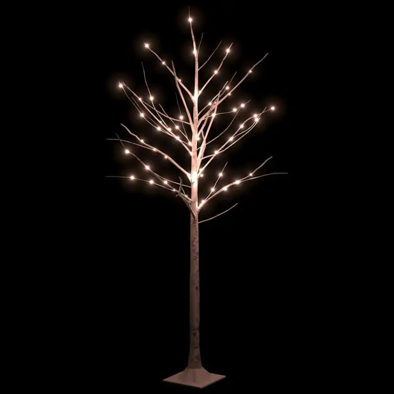 Witte LED Berkenboom voor een natuurlijke lichtdecoratie - Kerstbomen