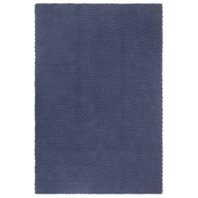 Zacht katoenen vloerkleed voor een warm en beschermd interieur - Blauw / 180 x 250 cm - Vloerkleden
