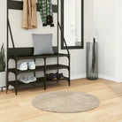 Zacht vloerkleed van polyester getest op schadelijke stoffen - Beige / Ø 80 cm - Vloerkleden