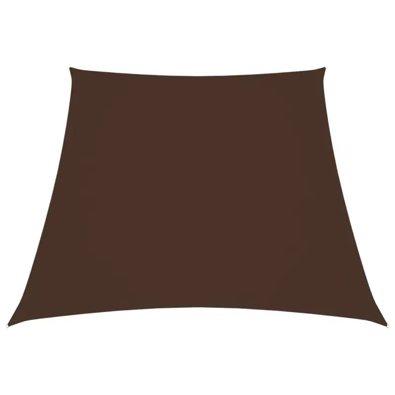 Zonnescherm van pu-gecoat oxford stof voor tuin en terras - Bruin / 3/5 x 4 m / 1 - Parasols en zonneschermen