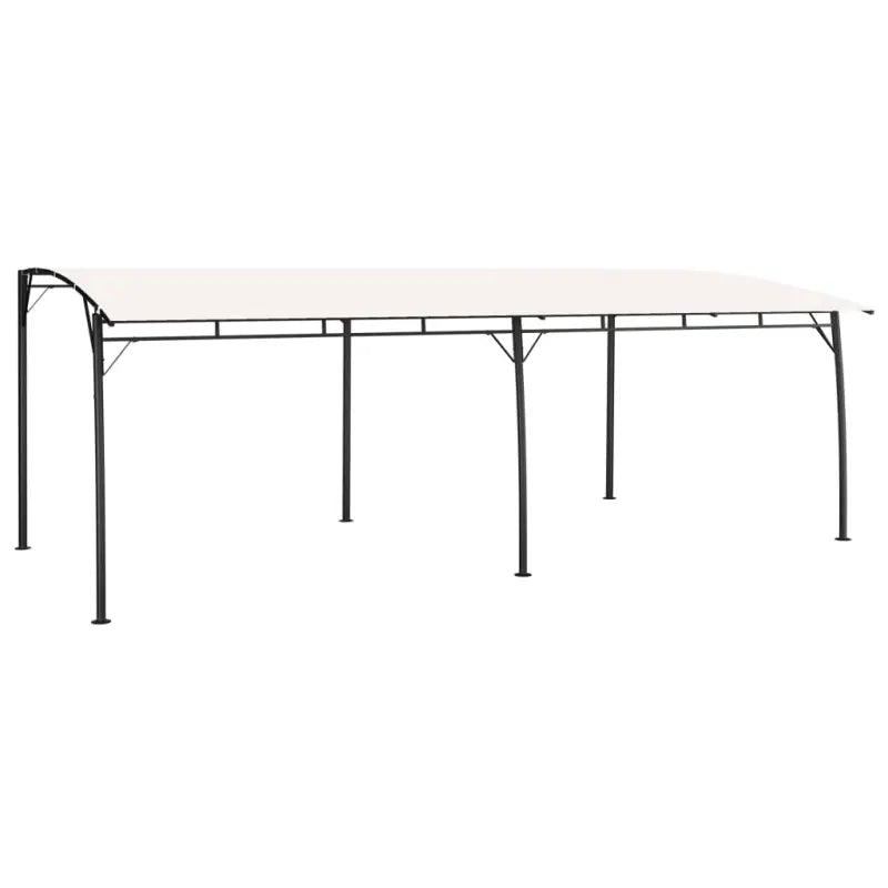 Zonnewiezel voor tuinfeest met stevig metalen frame - Crème / 6 x 3 x 2.55 m / 1 - Partytenten & prieëlen