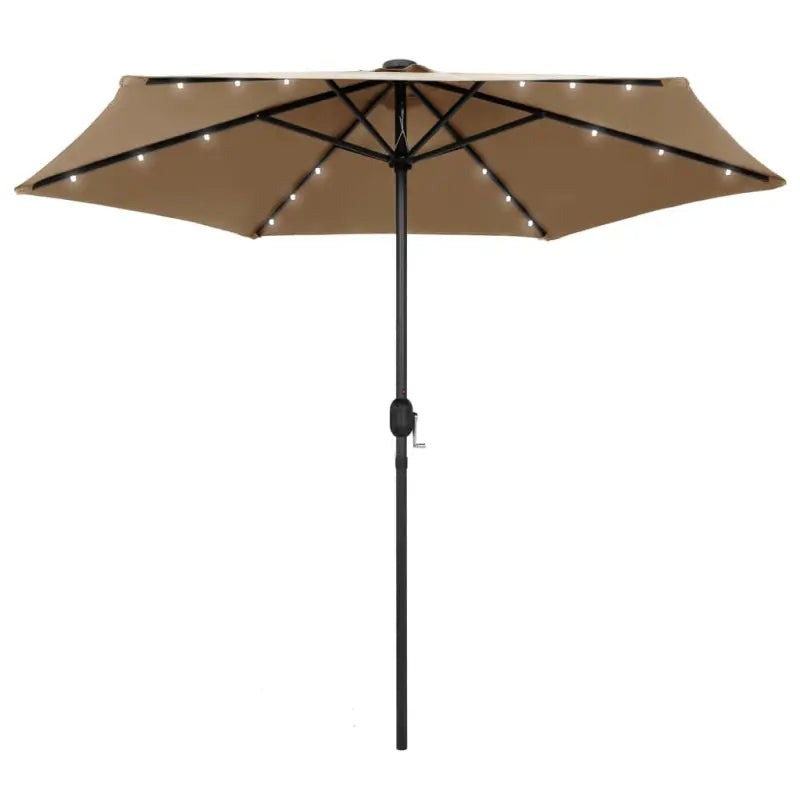 Zorg ervoor dat je parasol stevig staat op een vlakke ondergrond - Taupe / 1 - Parasols en zonneschermen