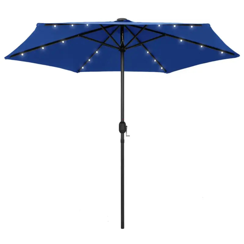 Zorg ervoor dat je parasol stevig staat op een vlakke ondergrond - Blauw / 1 - Parasols en zonneschermen