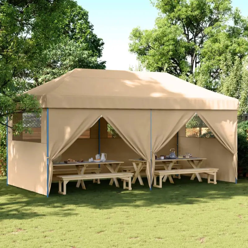 Zware Regen Beste Partytent voor Buiten Evenementen - Beige / 1 / met 4 zijwanden - Partytenten & prieëlen