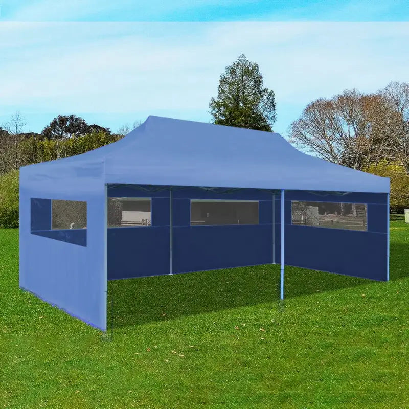 Zware Regen Beste Partytent voor Buiten Evenementen - Blauw / 1 / met 4 zijwanden - Partytenten & prieëlen
