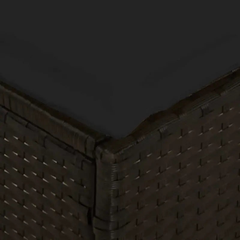 Zwarte tuinset met wasbare hoes en gepoedercoat staal - Tuinsets