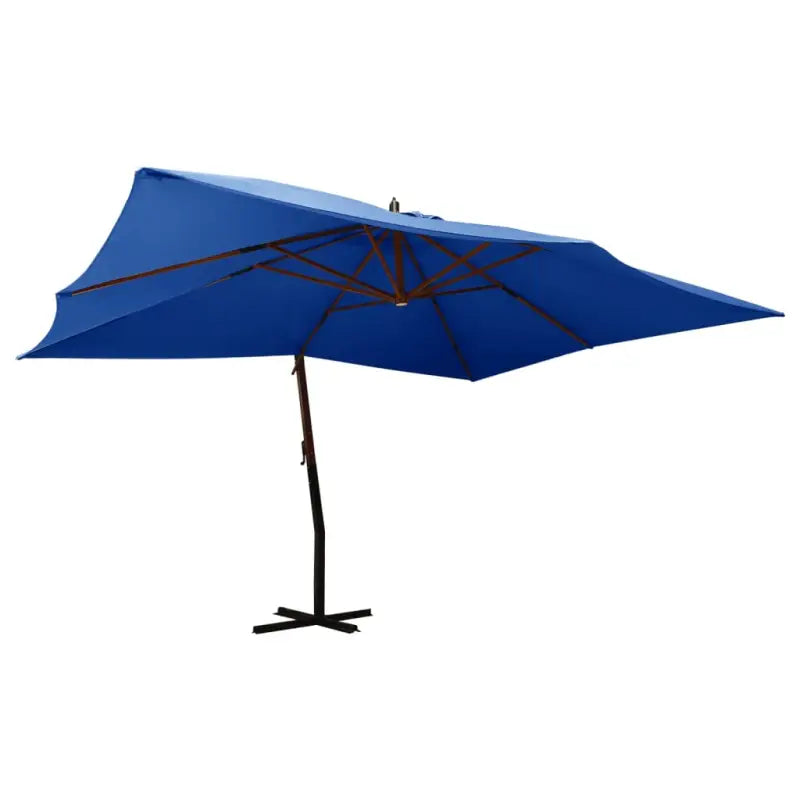 Zweefparasol met UV-bescherming en waterbestendige stof - azuurblauw / 1 - Parasols en zonneschermen