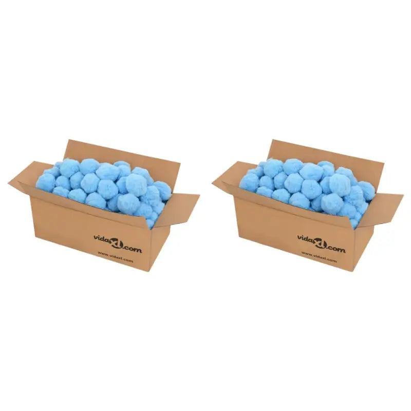 Zwembad filterballen met zilveren nanodeeltjes voor helderder water - Blauw / 1 / 1400 g - Zwembad- & spafilters