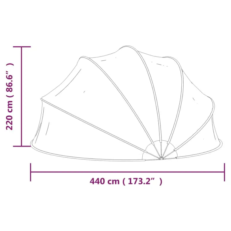 Zwembadkoepel voor Bescherming tegen Zon en Regen - Zwembadhoezen & grondzeilen