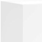 Zwevend tv-meubel met rgb led-verlichting en bewerkt hout - Tv-meubels