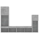 Zwevend tv-meubel van bewerkt hout met RGB LED-verlichting - Tv-meubels