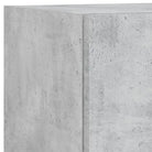 Zwevend tv-meubel van bewerkt hout met RGB LED-verlichting - Tv-meubels