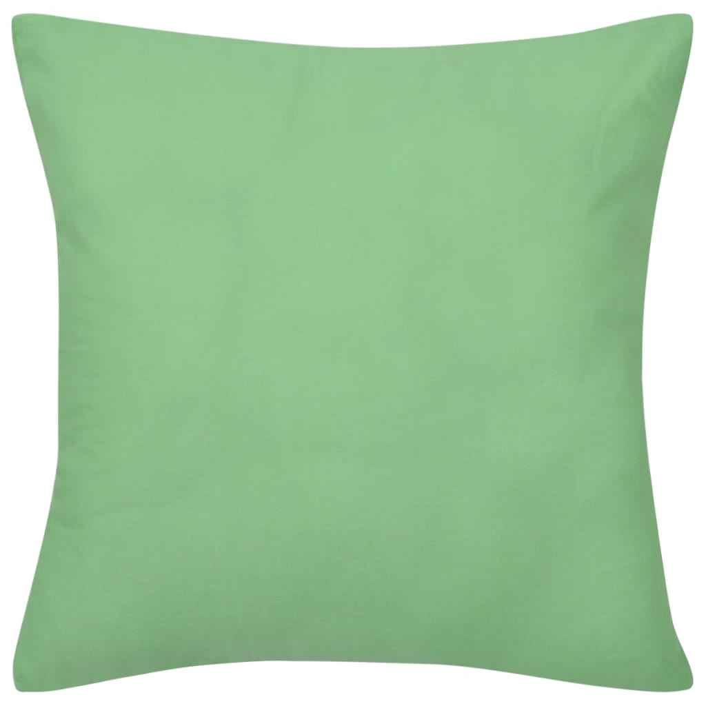 Kussenhoezen katoen 40 x 40 cm bordeauxrood 4 stuks