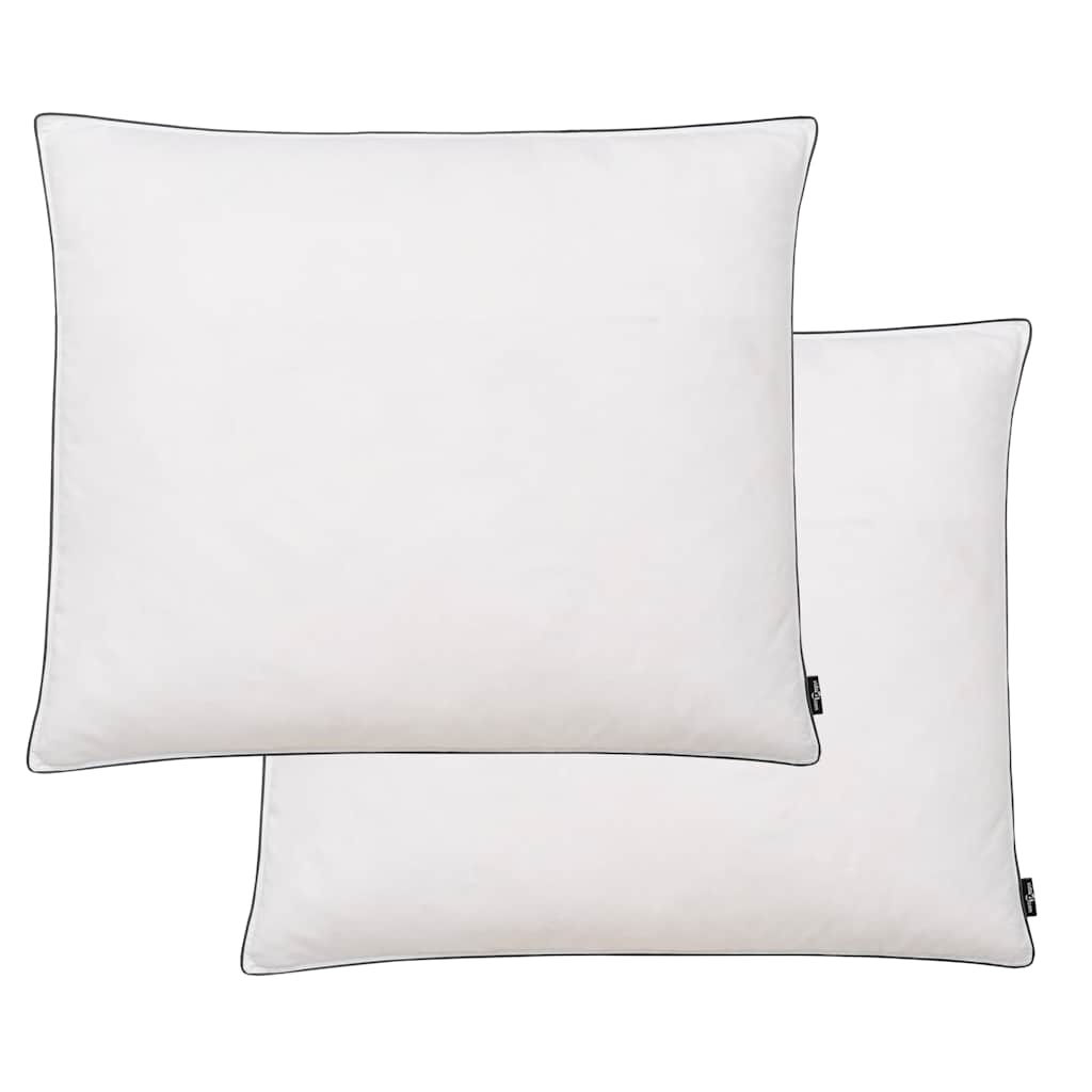 vidaXL Kussens 2 st verenvulling 80x80 cm wit - Aashly