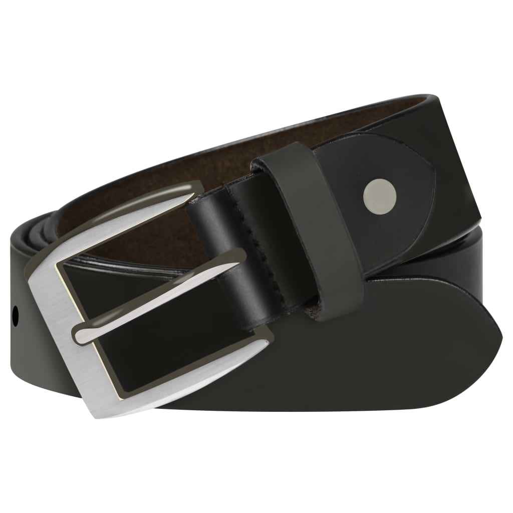 vidaXL Zakelijke riem voor mannen 125 cm leer zwart