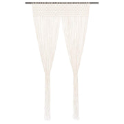 vidaXL Gordijn macramé 140x240 cm katoen taupe