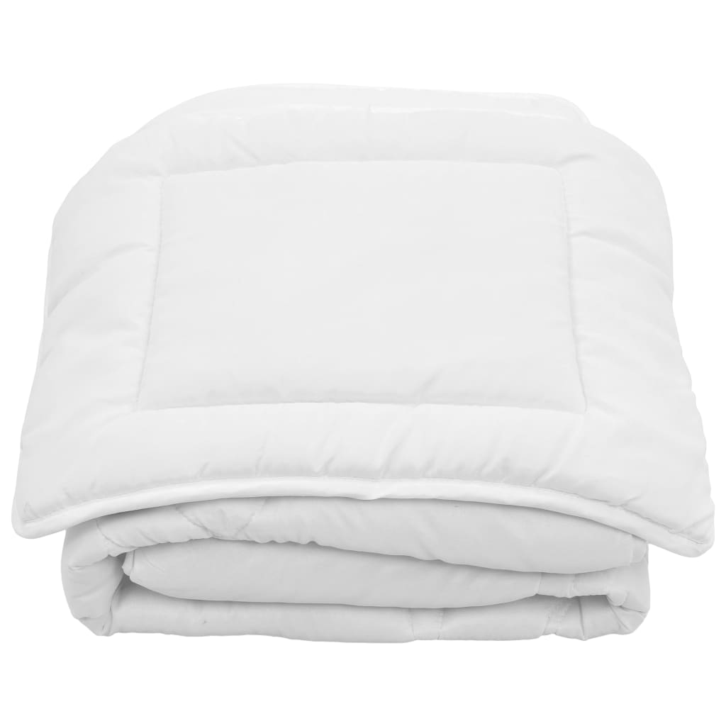 vidaXL 2-delige Kinderzomerdekbedset 100x135 cm/40x60 cm wit
