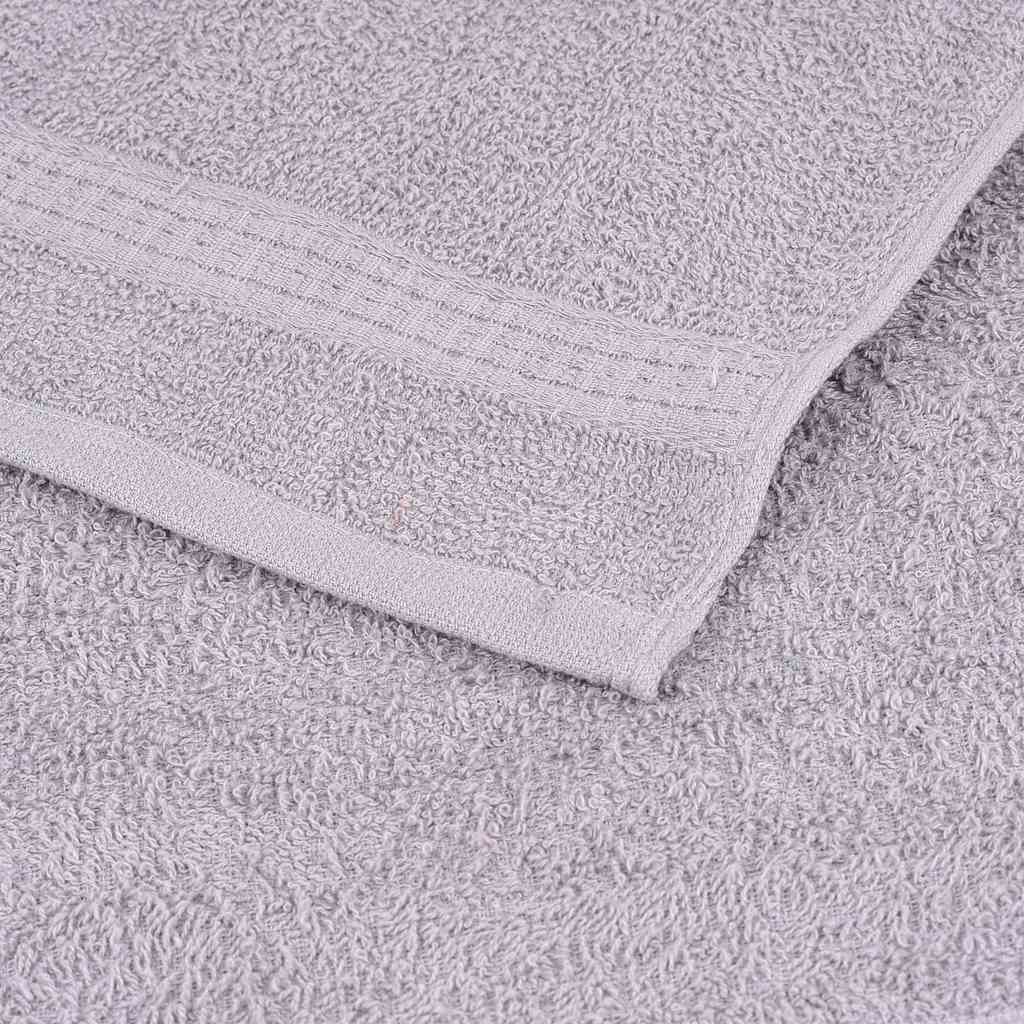 vidaXL 6-delige Handdoekenset 360 g/m² 100% katoen marineblauw - Aashly