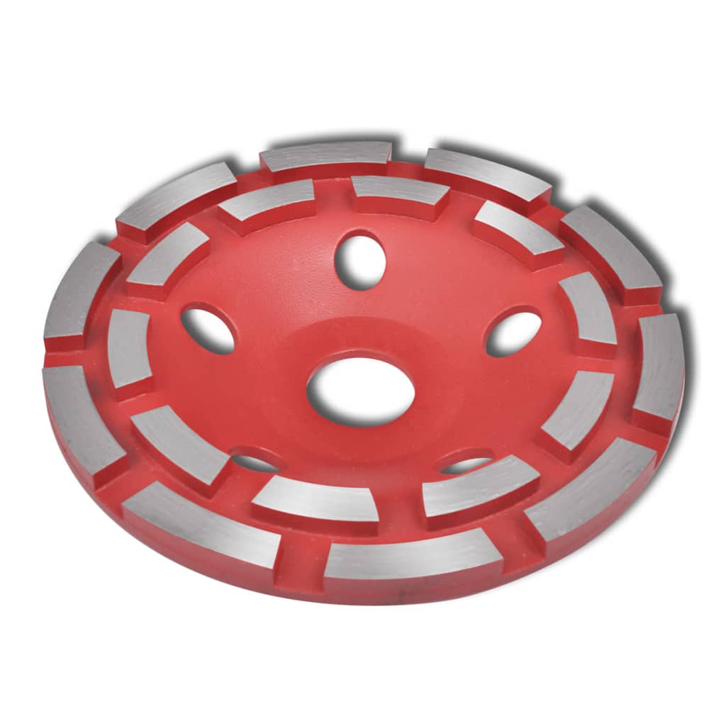 vidaXL Diamantslijpwiel met dubbele rij 180 mm - Aashly