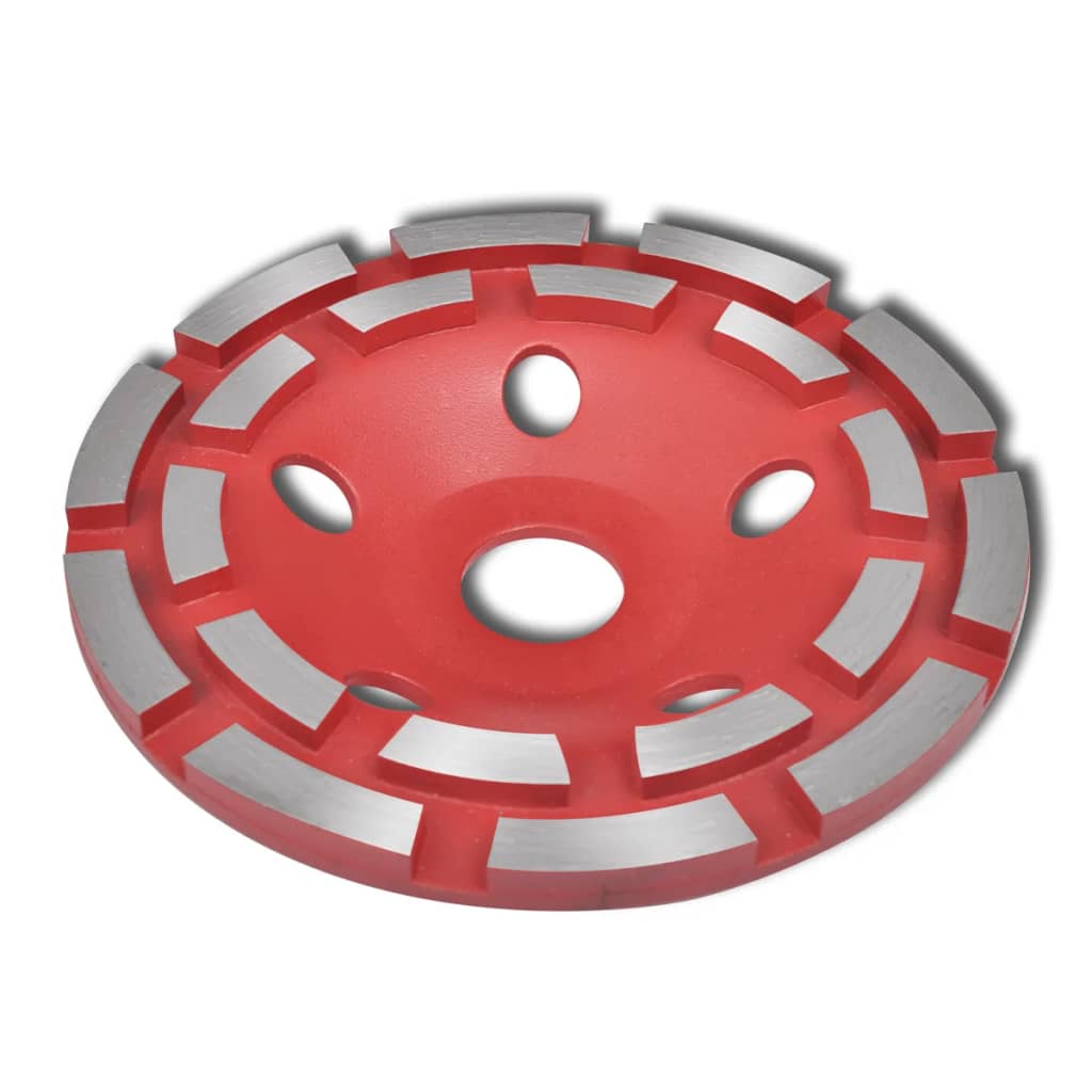 vidaXL Diamantslijpwiel met dubbele rij 180 mm - Aashly