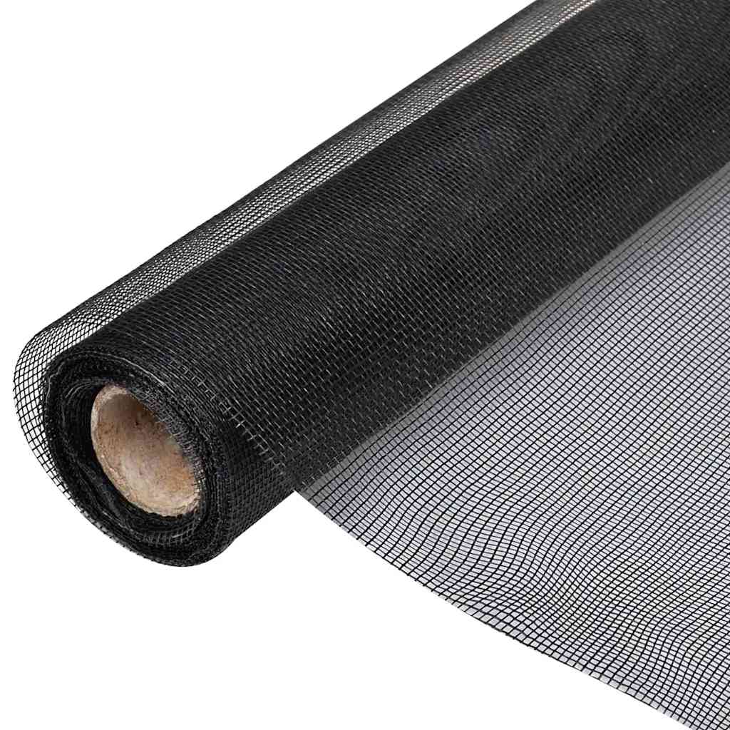 vidaXL Gaas 100x1000 cm glasvezel grijs