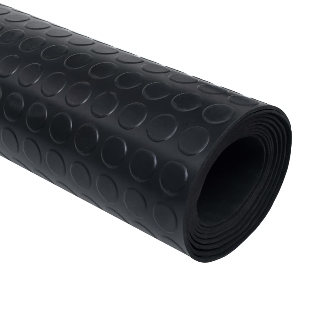 vidaXL Rubberen anti-slip vloermat 5x1m breed geribbeld