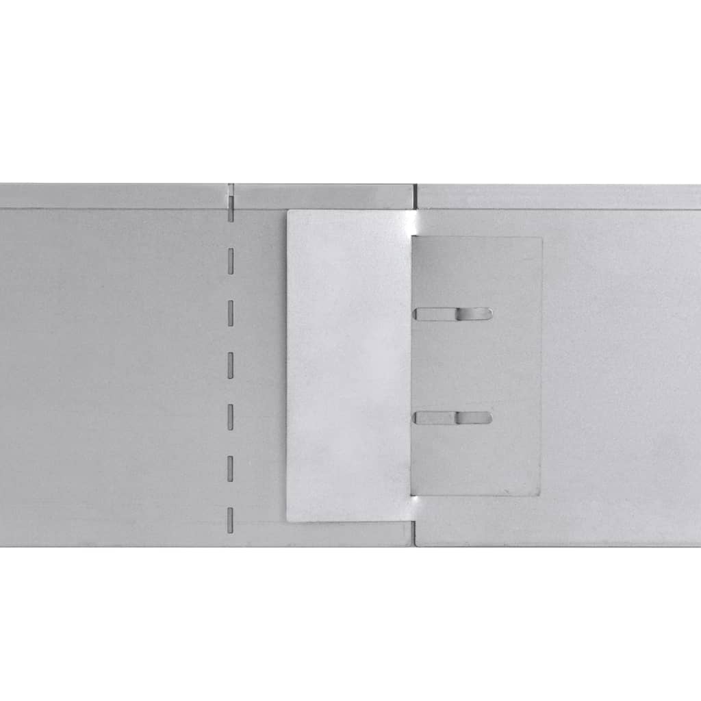 vidaXL 20 st Grasboord flexibel 100x14 cm gegalvaniseerd staal - Aashly