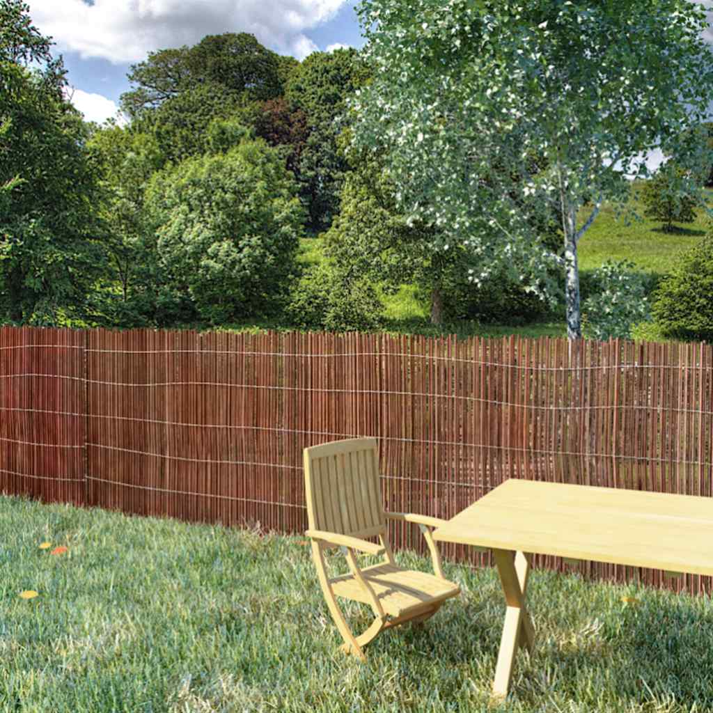 vidaXL Scherm 5x1 m wilgenhout