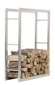 Brandhoutstandaard KERI RVS 25x80x100 cm edelstahl