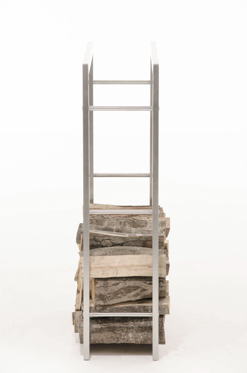 Brandhoutstandaard KERI RVS 25x80x100 cm edelstahl