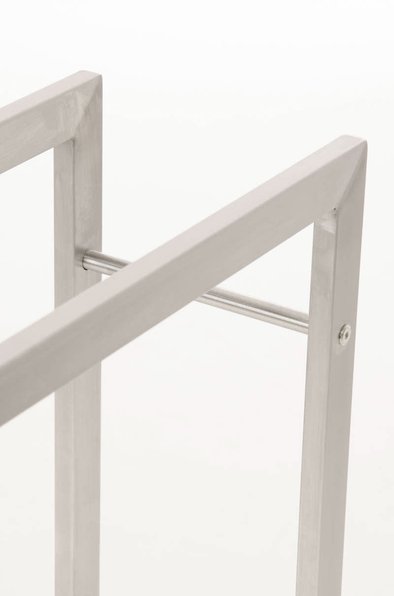 Brandhoutstandaard KERI RVS 25x80x100 cm edelstahl