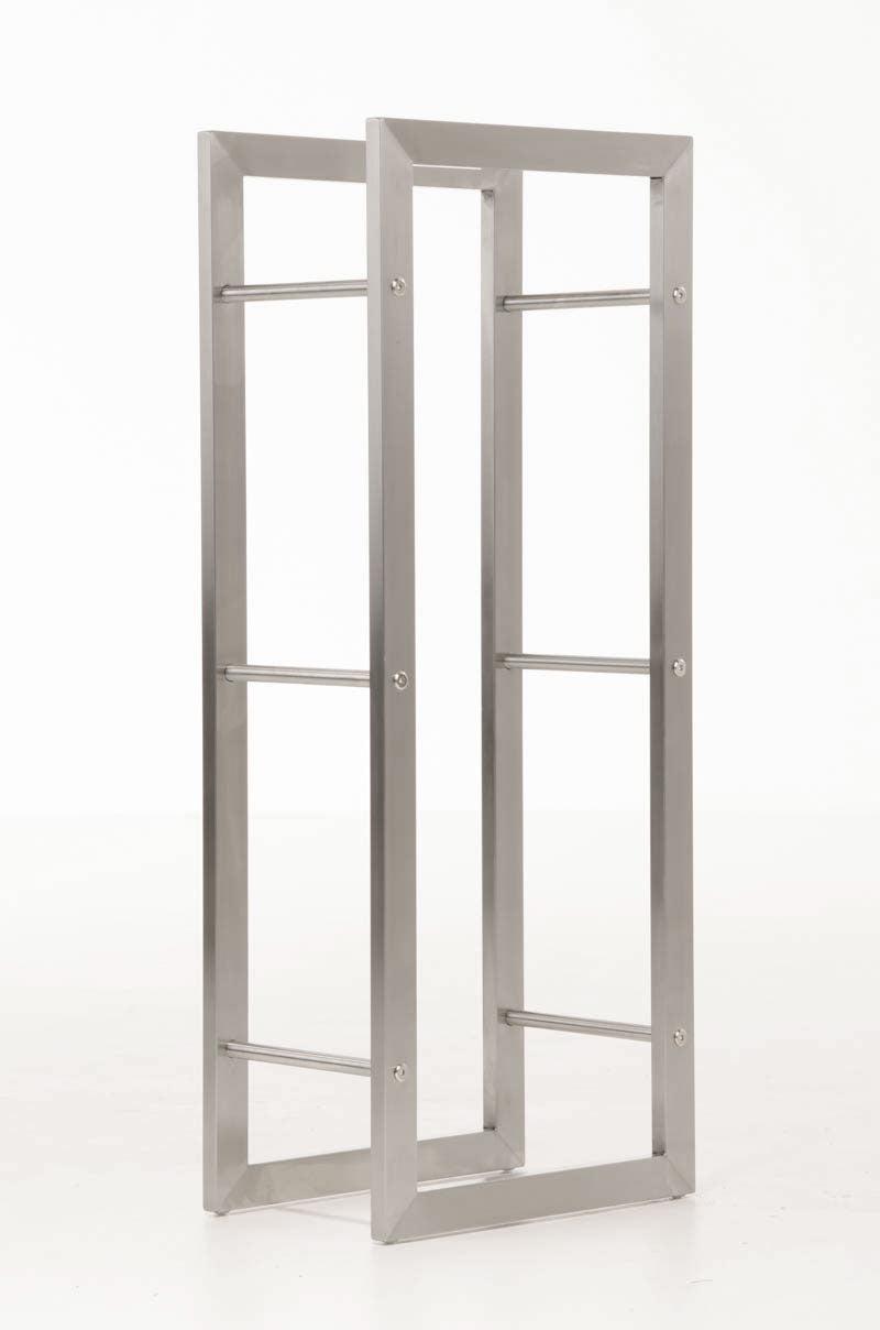 Brandhoutstandaard KERI RVS 25x60x100 cm edelstahl