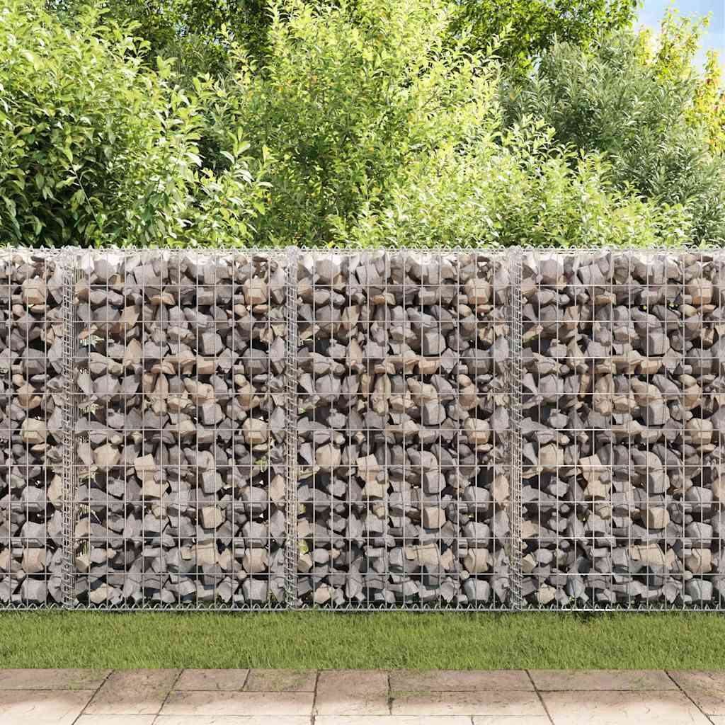 vidaXL Gabion mand 150x50x100 cm gegalvaniseerd staal