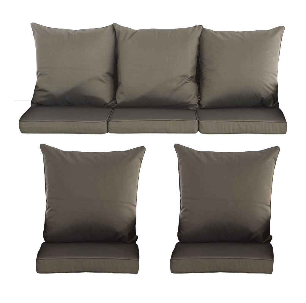Set van 10 hoezen voor Fisolo 5mm antraciet anthrazit