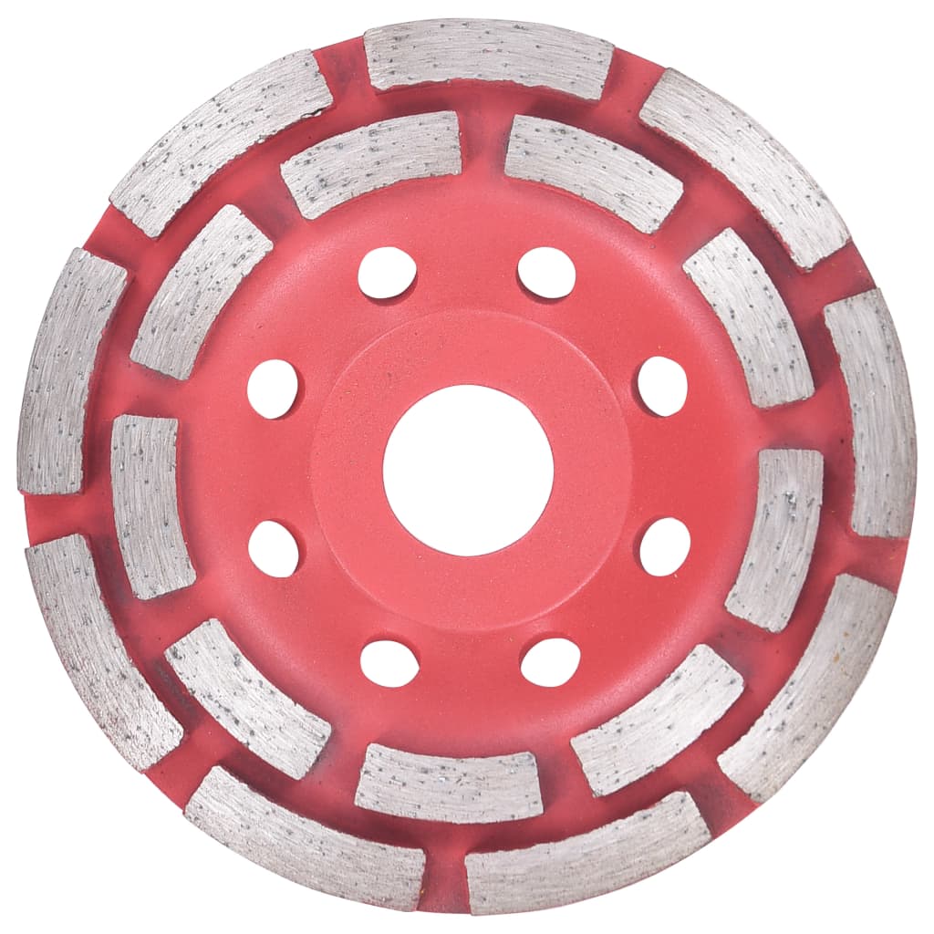 vidaXL Diamantslijpwiel met dubbele rij 180 mm - Aashly