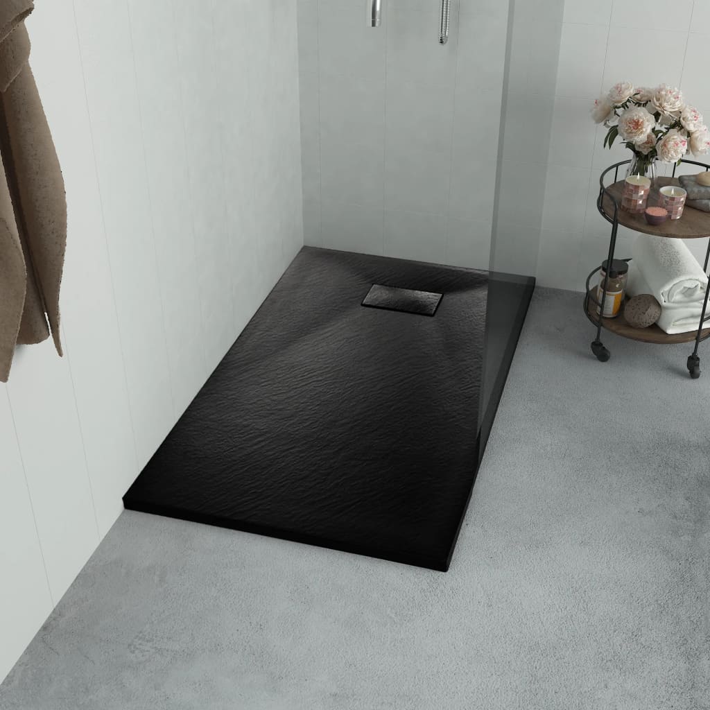 vidaXL Douchebak 80x80 cm SMC wit - Aashly