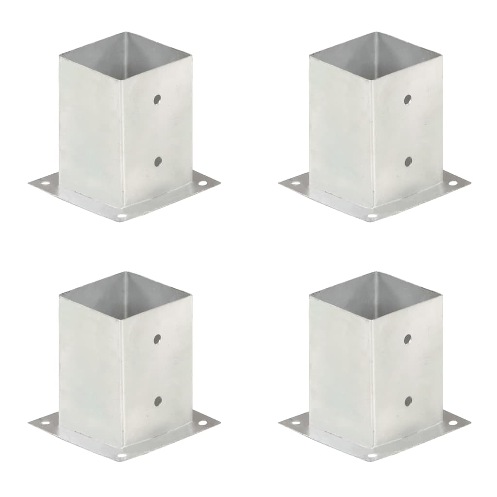vidaXL Paalankers 4 st 101 mm gegalvaniseerd metaal