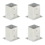 vidaXL Paalankers 4 st 101 mm gegalvaniseerd metaal