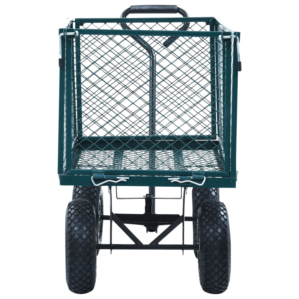 vidaXL Tuinwagen 350 kg zwart