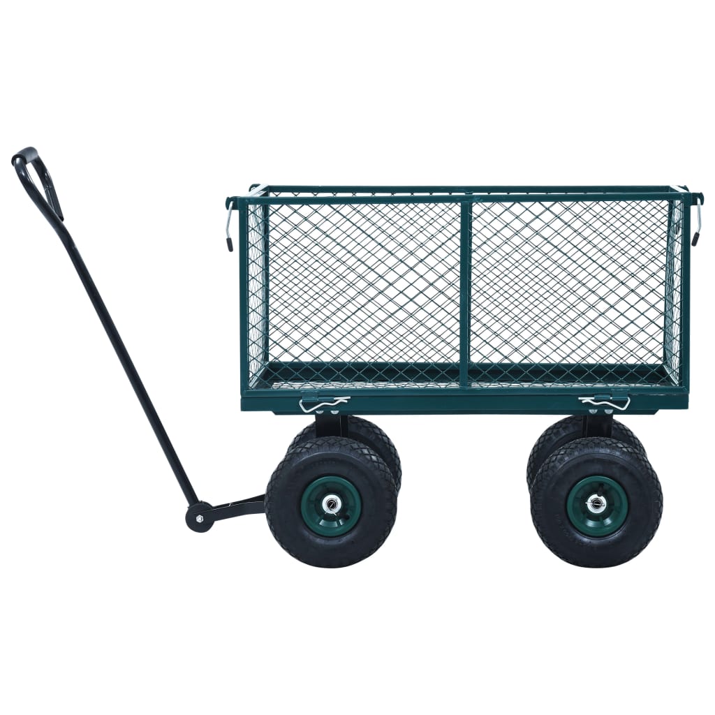 vidaXL Tuinwagen 350 kg zwart