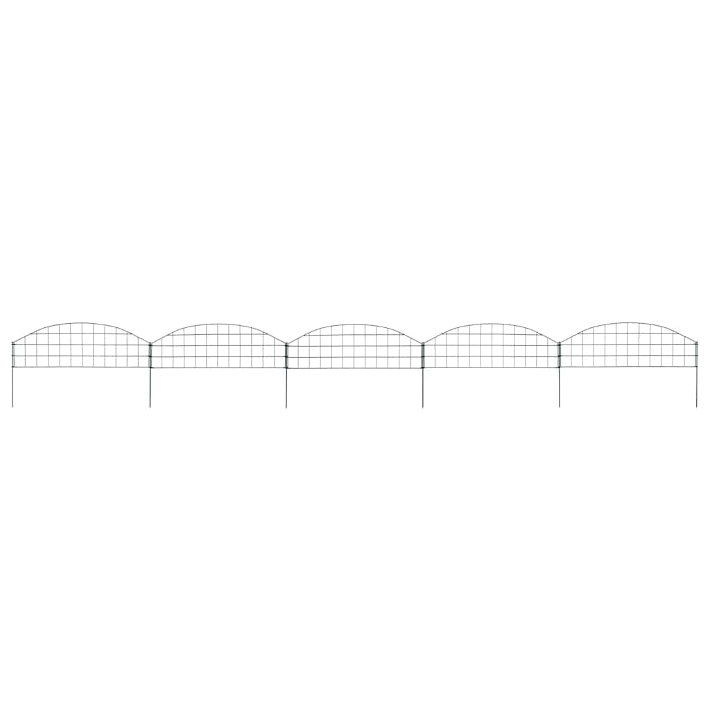 vidaXL Schuttingset 77,5x64 cm groen