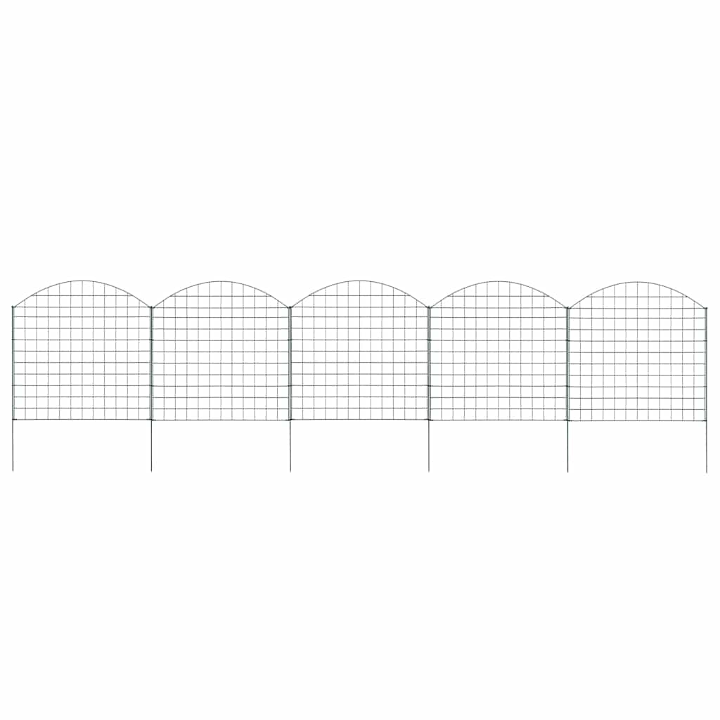 vidaXL Schuttingset 77,5x64 cm groen