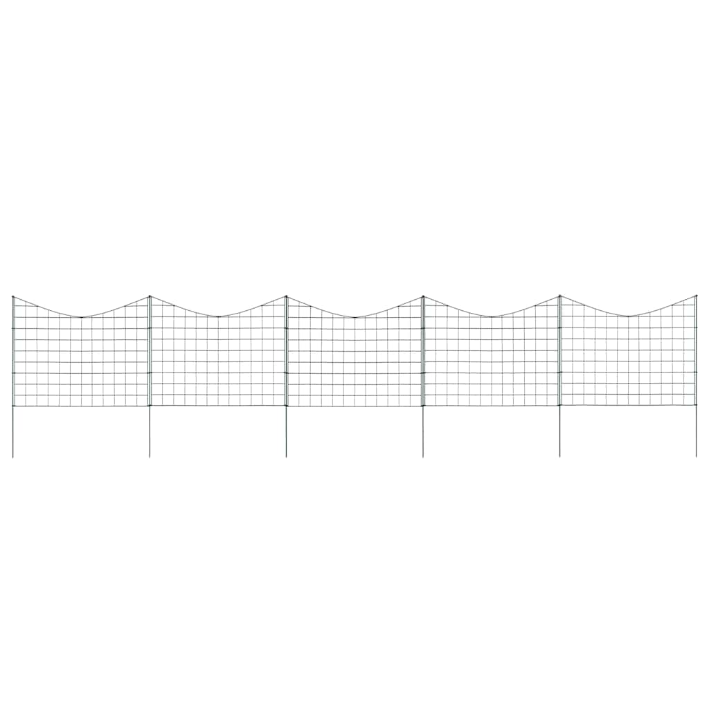 vidaXL Schuttingset 77,5x64 cm groen