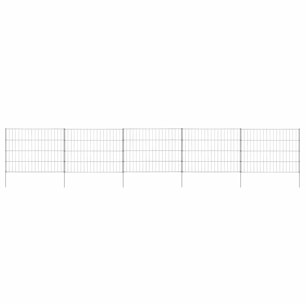 vidaXL Schuttingset 77,5x64 cm groen