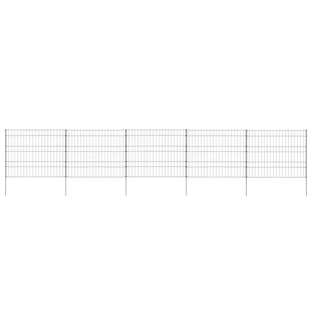 vidaXL Schuttingset 77,5x64 cm groen