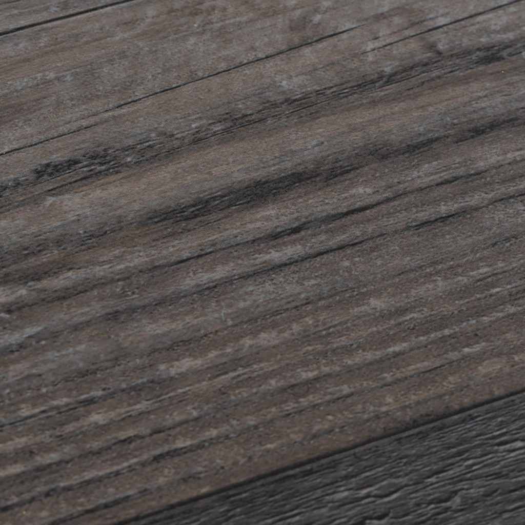 vidaXL Self-adhesive Floor Planks 4.46 m² 3 mm PVC Striped Wood Color