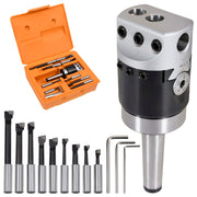 vidaXL 15-delige Boorgereedschapsset met MT3-F1-12 boorkop 50 mm