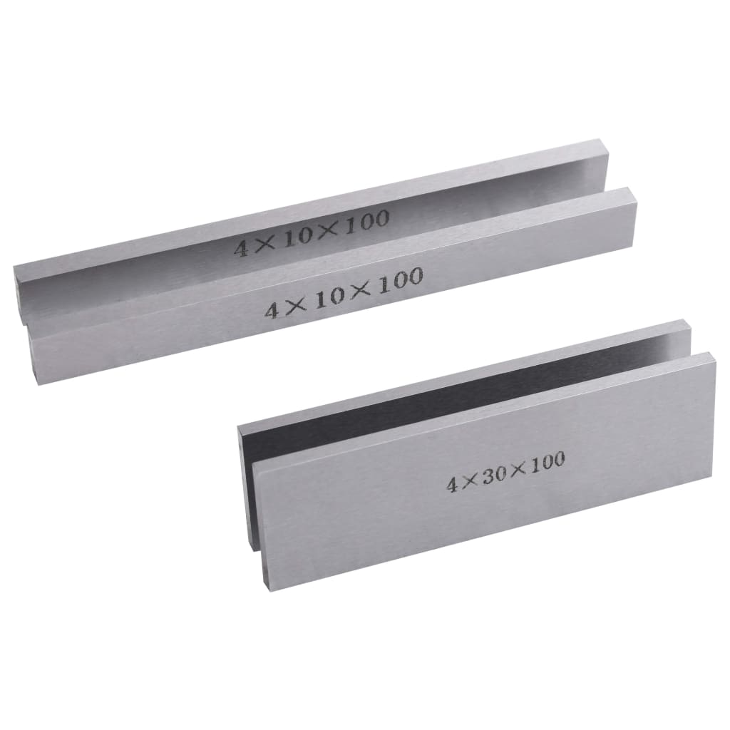 vidaXL Parallel Plates 18 pcs 100 mm 10-42 mm